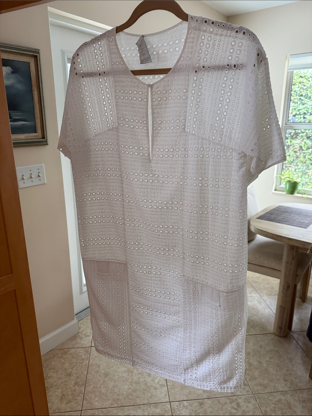 A.L.C. White Eyelet Shift Tunic